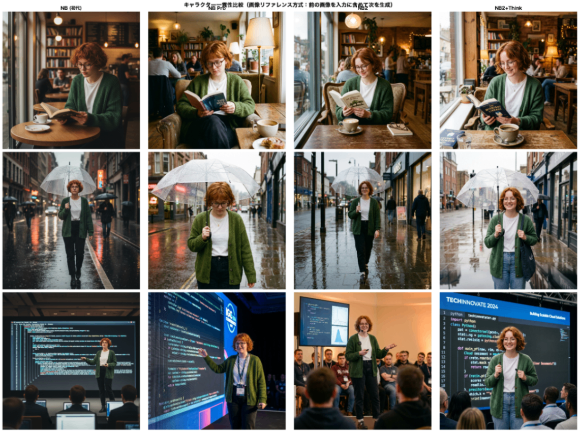 キャラクター一貫性テスト